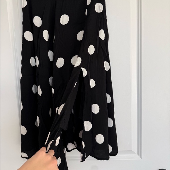 Free People Coco Cabana Matching Set in Black and White Polka Dot size 0 - Picture 9 of 11